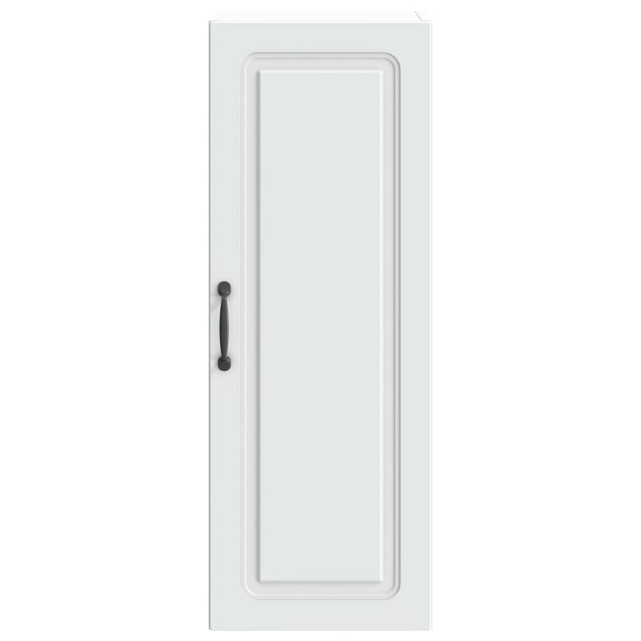 Wall-Mounted Cabinet 33 x 34.5 x 90 cm Engineered Wood White