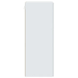 Wall-Mounted Cabinet White 33 x 34.5 x 90 cm Engineered Wood