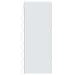 Wall-Mounted Cabinet 33 x 34.5 x 90 cm Engineered Wood White