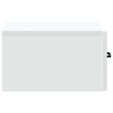 Wall-Mounted Bedside Cabinet White 34.5 x 33 x 20 cm
