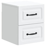 Wall-Mounted Bedside Cabinet White 34.5 x 33 x 40 cm