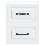 Wall-Mounted Bedside Cabinet White 34.5 x 33 x 40 cm