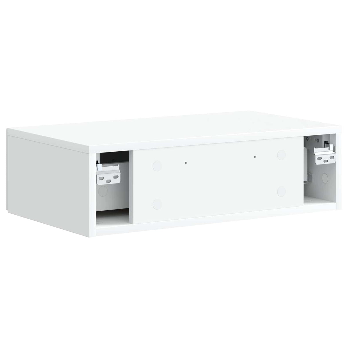 Wall-Mounted Side Table White 59 x 34.5 x 17 cm Engineered Wood