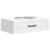 Wall-Mounted Side Table White 59 x 34.5 x 17 cm Engineered Wood
