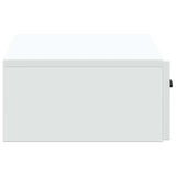 Wall-Mounted Side Table White 59 x 34.5 x 17 cm Engineered Wood