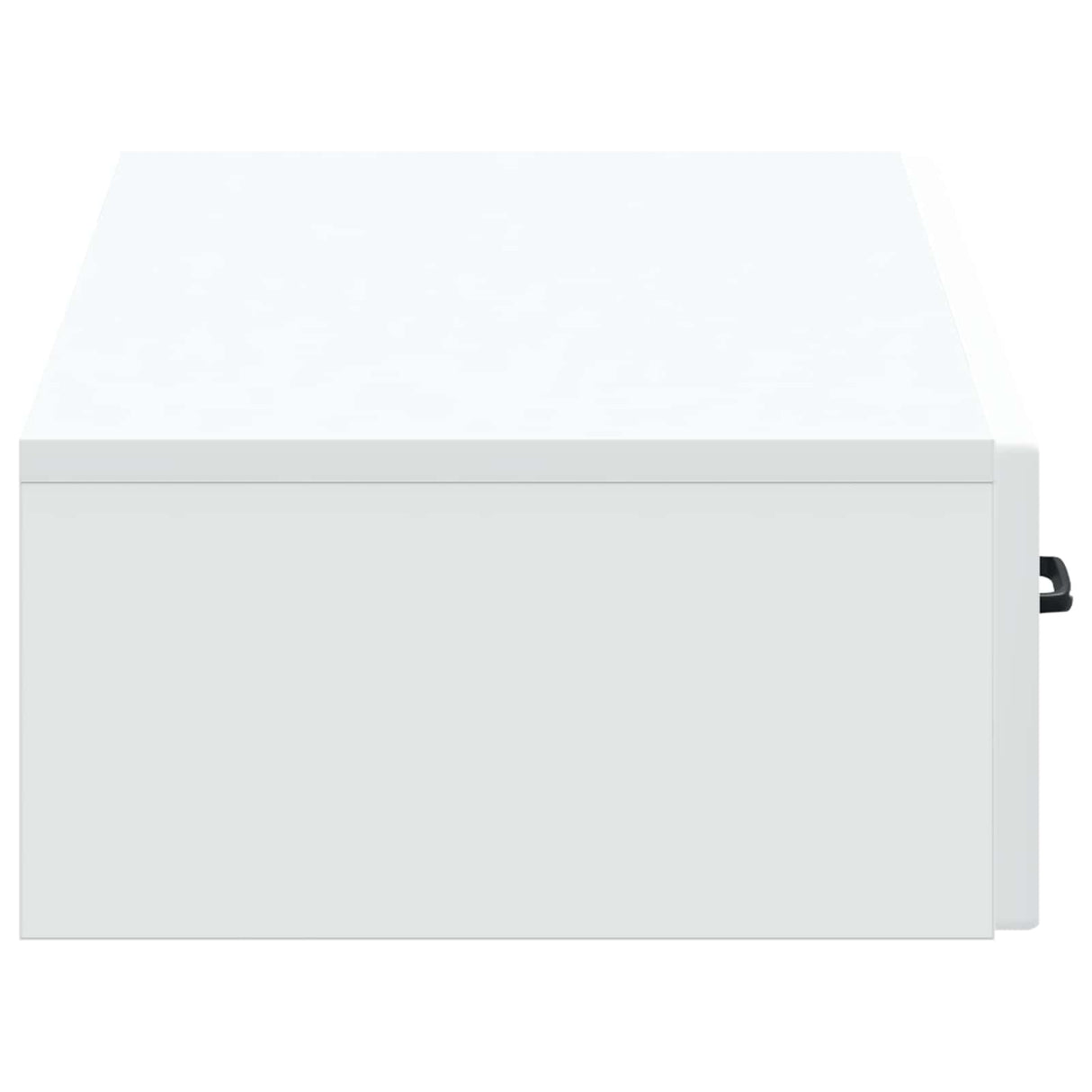 Wall-Mounted Side Table Wall-mounted White 87.5 x 34.5 x 17 cm
