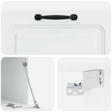 Wall-Mounted TV Cabinet White 78.5 x 41 x 30 cm Engineered Wood