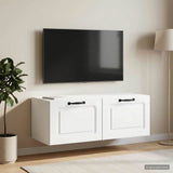 Wall-Mounted TV Cabinet White 78.5 x 41 x 30 cm Engineered Wood