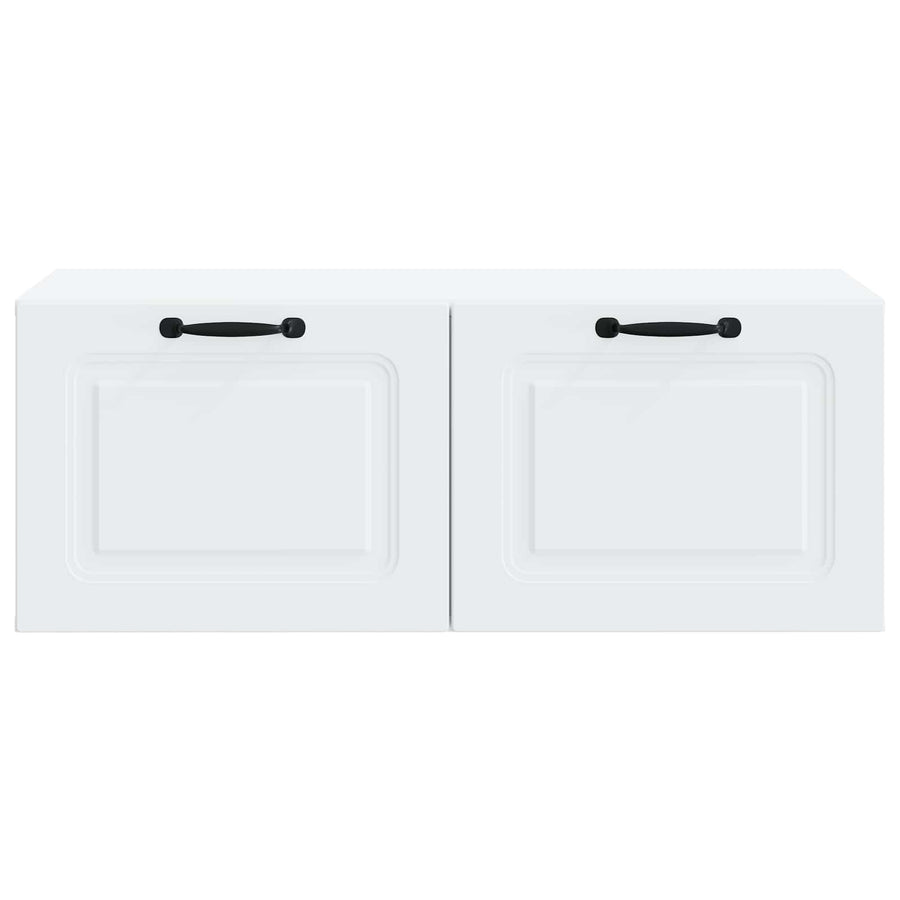 Wall-Mounted TV Cabinet White 78.5 x 41 x 30 cm Engineered Wood