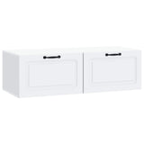 Wall-Mounted TV Cabinet White 98 x 41 x 30 cm Engineered Wood