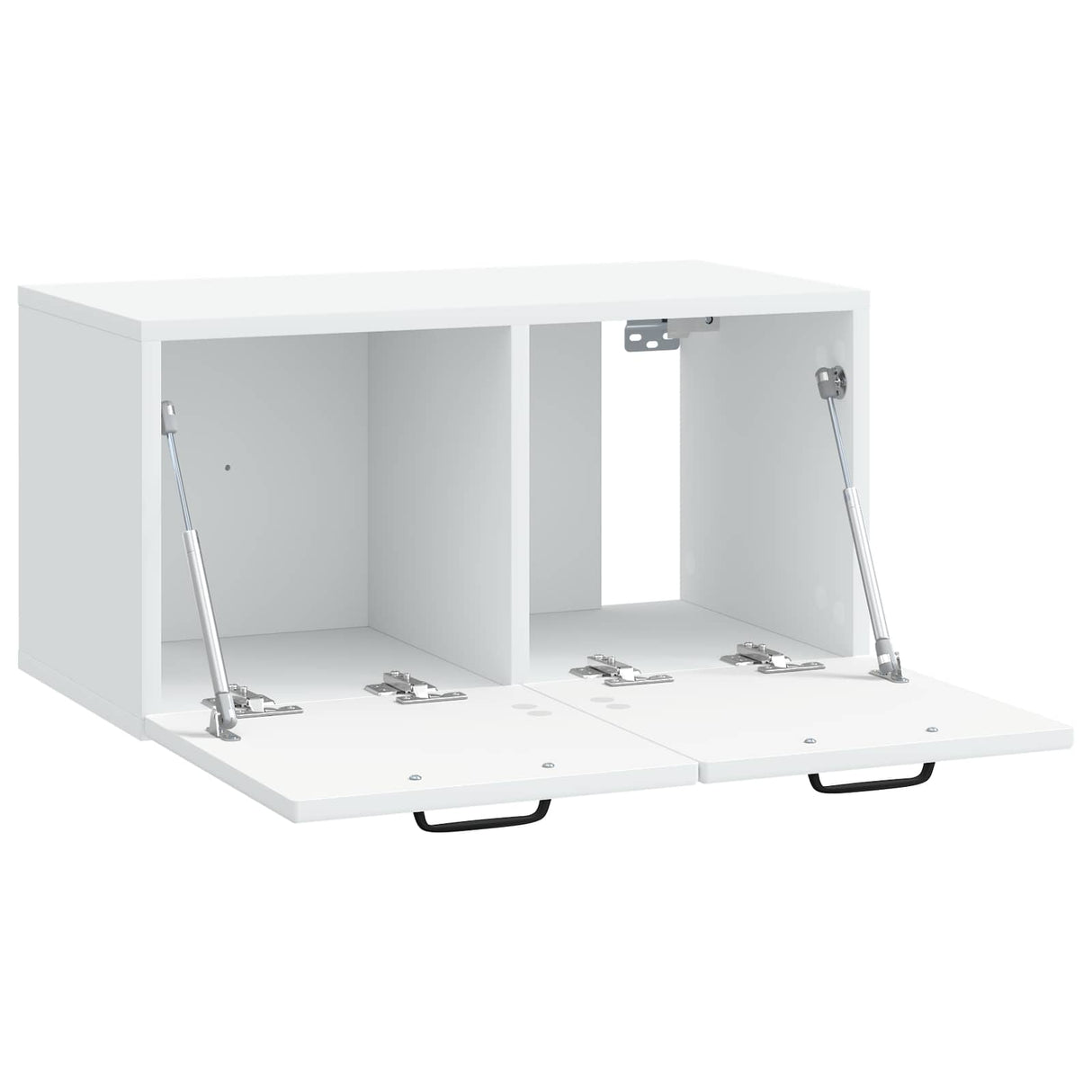 Wall-Mounted TV Cabinet White 59.5 x 31 x 30 cm Engineered Wood