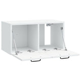 Wall-Mounted TV Cabinet White 59.5 x 31 x 30 cm Engineered Wood