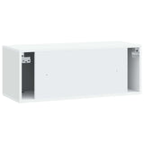 Wall-Mounted TV Cabinet White 78.5 x 31 x 30 cm Engineered Wood