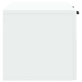 Wall-Mounted TV Cabinet White 78.5 x 31 x 30 cm Engineered Wood - Close-Up Angle