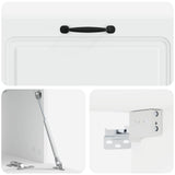 Wall-Mounted TV Cabinet White 98 x 31 x 30 cm Engineered Wood - Extra Image
