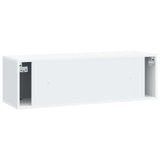 Wall-Mounted TV Cabinet White 98 x 31 x 30 cm Engineered Wood