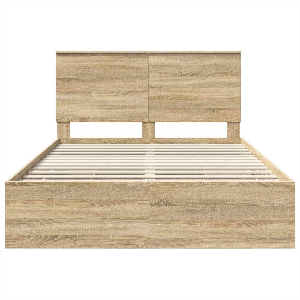 Bed Frame with Drawer Sonoma Oak 150 x 200 cm Engineered Wood