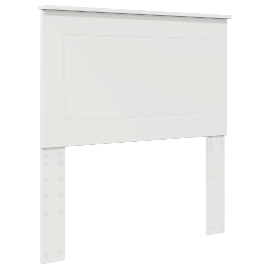 Storage Bed White 90 x 190 cm Engineered Wood