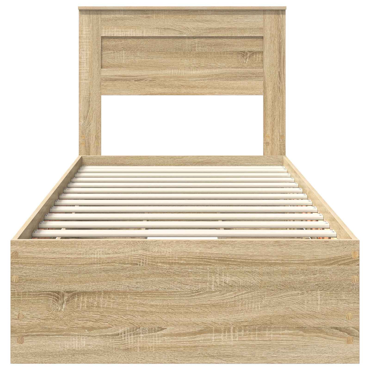Bed Frame with Drawer Sonoma Oak 90 x 190 cm Engineered Wood