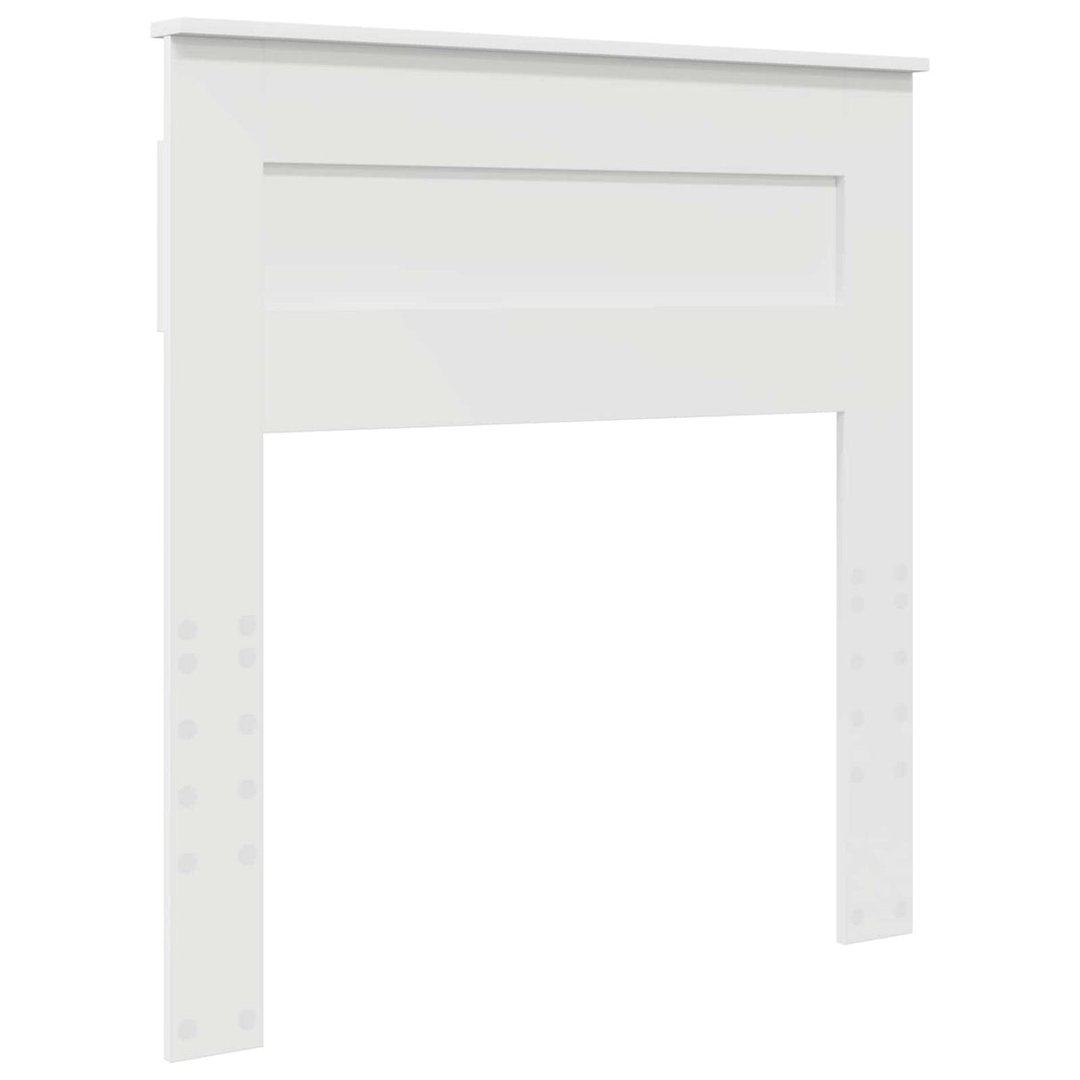 Storage Bed with Headboard White 90 x 190 cm Engineered Wood