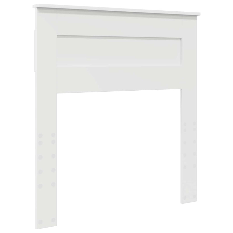 Storage Bed with Drawer White 90 x 190 cm Engineered Wood