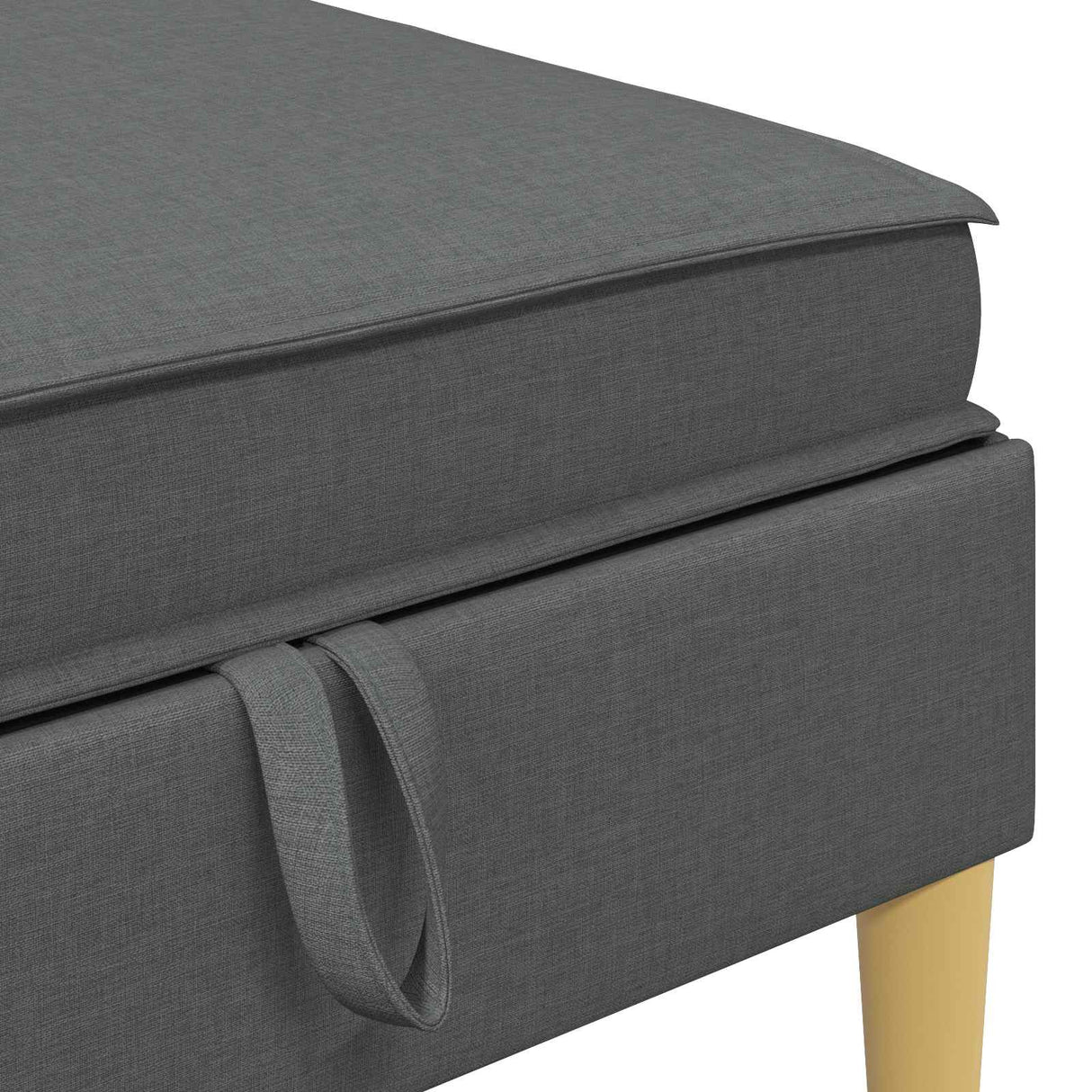 Modular Sofa Set with Storage 6 pcs Dark Grey Fabric