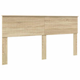 Bed Frame with Drawer Sonoma Oak 180 x 200 cm Engineered Wood - Close-Up Angle