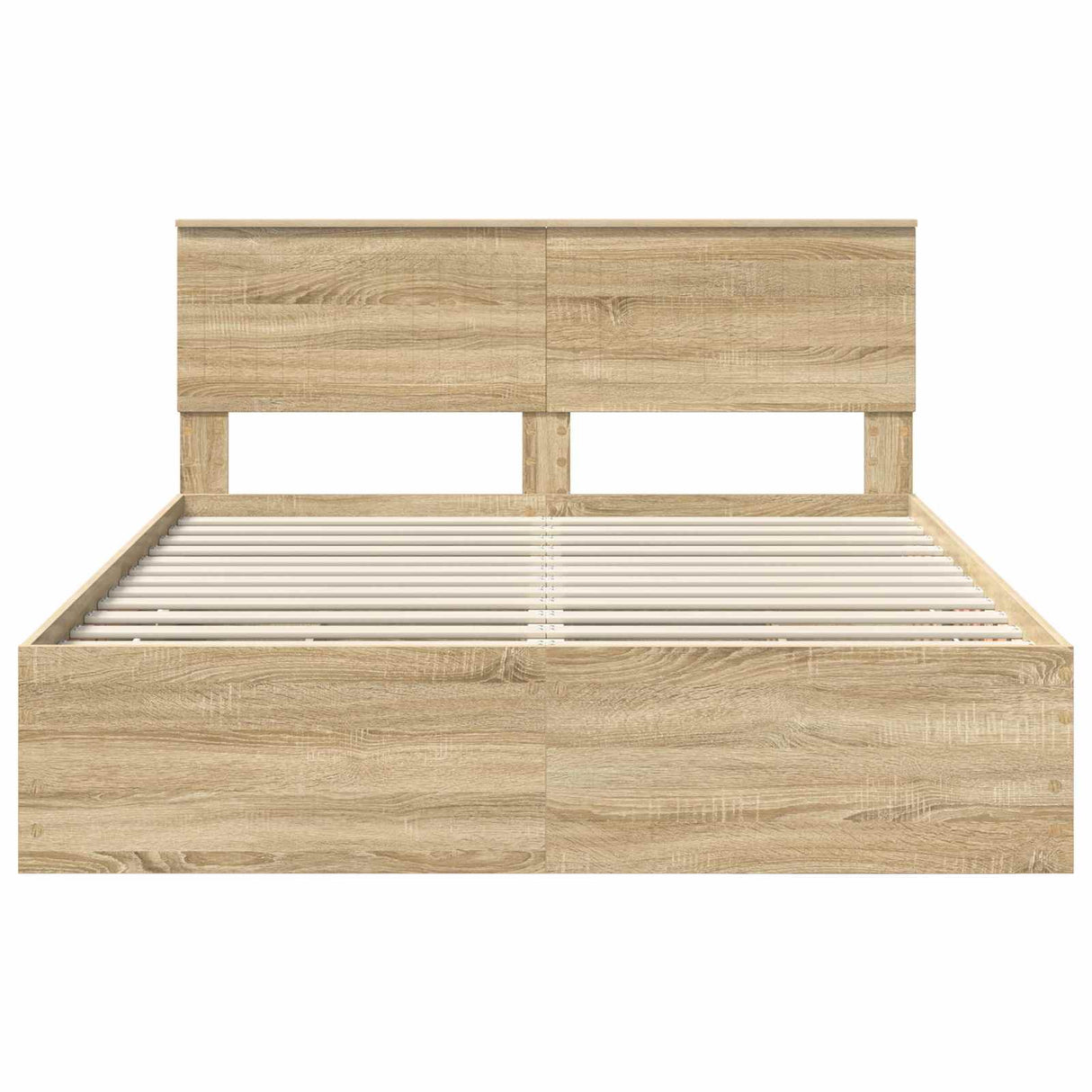Bed Frame with Drawer Sonoma Oak 150 x 200 cm Engineered Wood
