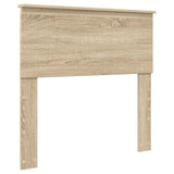 Bed Frame with Drawer Sonoma Oak 90 x 190 cm Engineered Wood - Close-Up Angle