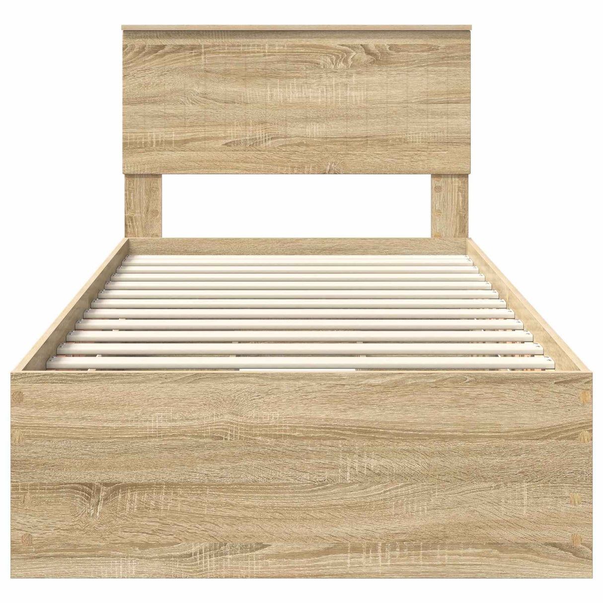 Bed Frame with Drawer Sonoma Oak 90 x 190 cm Engineered Wood
