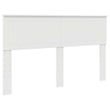 Bed Frame with Drawer Manual White 150 x 200 cm Engineered Wood - Close-Up Angle