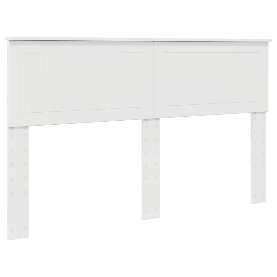 Bed Frame with Drawer White 150 x 200 cm Engineered Wood