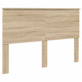 Bed Frame with Drawer Sonoma Oak 150 x 200 cm Engineered Wood - Close-Up Angle