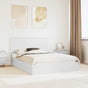 Storage Bed with Drawer White 150 x 200 cm Engineered Wood