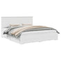 Bed Frame with Drawer White 180 x 200 cm Engineered Wood