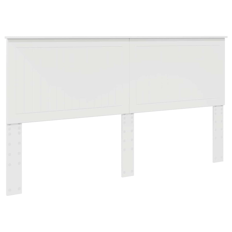 Bed Frame with Drawer White 180 x 200 cm Engineered Wood
