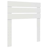 Storage Bed with Headboard White 90 x 190 cm Engineered Wood