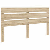 Bed Frame with Drawer Sonoma Oak 180 x 200 cm Engineered Wood - Close-Up Angle