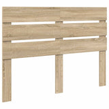 Bed Frame with Drawer Sonoma Oak 150 x 200 cm Engineered Wood - Close-Up Angle
