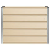 Planter Ivory 100 x 40 x 75 cm Steel