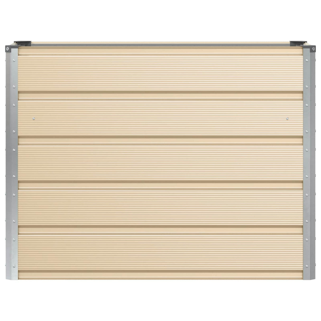 Planter Ivory 100 x 40 x 75 cm Steel