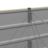 Planter Ivory 160 x 40 x 45 cm Steel - 45-Degree Angle