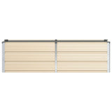 Planter Ivory 160 x 40 x 45 cm Steel
