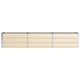 Planter Ivory 240 x 40 x 45 cm Steel