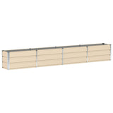 Planter Ivory 320 x 40 x 45 cm Steel