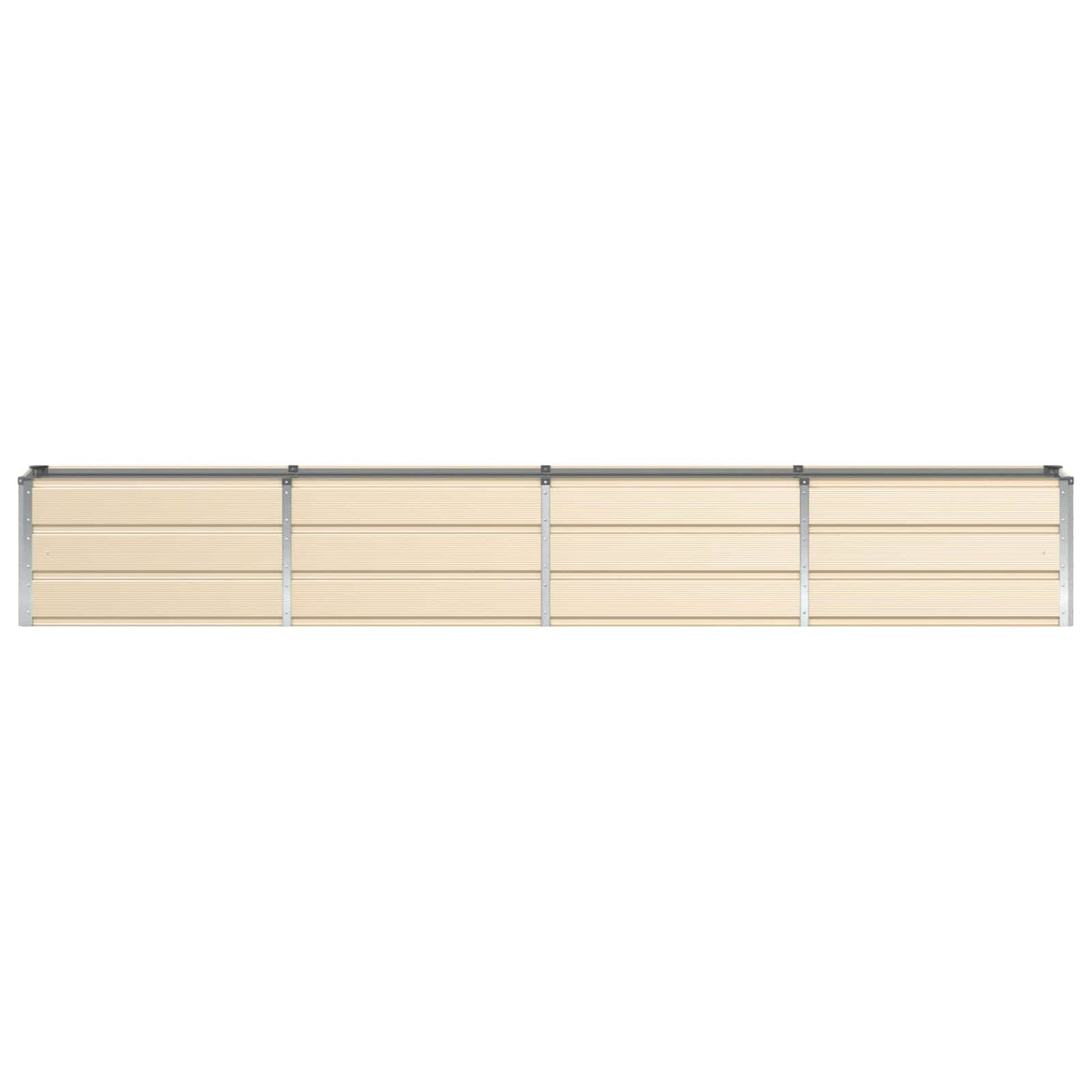 Planter Ivory 320 x 40 x 45 cm Steel