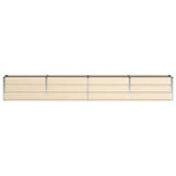 Planter Ivory 320 x 40 x 45 cm Steel
