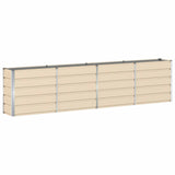 Planter Ivory 320 x 40 x 75 cm Steel