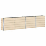 Planter Ivory 320 x 40 x 75 cm Steel