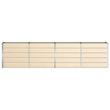 Planter Ivory 320 x 40 x 75 cm Steel
